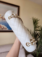 Load image into Gallery viewer, Chanel Classic Small Flap White Caviar 24k Gold