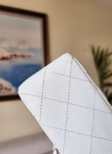 Load image into Gallery viewer, Chanel Classic Small Flap White Caviar 24k Gold