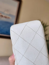 Load image into Gallery viewer, Chanel Classic Small Flap White Caviar 24k Gold