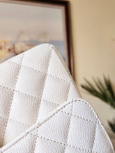 Load image into Gallery viewer, Chanel Classic Small Flap White Caviar 24k Gold
