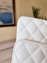 Load image into Gallery viewer, Chanel Classic Small Flap White Caviar 24k Gold