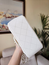 Load image into Gallery viewer, Chanel 17c Ivory Mini Square Gold Hardware