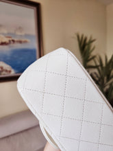 Load image into Gallery viewer, Chanel 17c Ivory Mini Square Gold Hardware