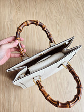 Load image into Gallery viewer, Gucci Diana Tote S/M Ivory Bamboo Handle