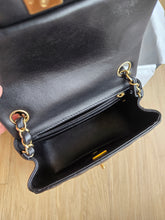 Load image into Gallery viewer, Chanel Mini Square Black Lambskin Champagne Gold Hardware