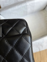 Load image into Gallery viewer, Chanel Mini Square Black Lambskin Champagne Gold Hardware