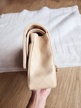 Load image into Gallery viewer, Chanel Classic Medium Flap Beige Clair Caviar Gold Hw