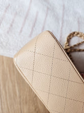 Load image into Gallery viewer, Chanel Classic Medium Flap Beige Clair Caviar Gold Hw