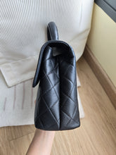 Load image into Gallery viewer, Chanel Kelly Small Vtg Black Caviar 24k Gold