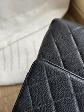 Load image into Gallery viewer, Chanel Kelly Small Vtg Black Caviar 24k Gold