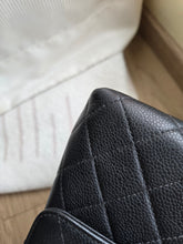 Load image into Gallery viewer, Chanel Kelly Small Vtg Black Caviar 24k Gold