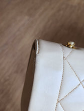 Load image into Gallery viewer, Chanel Ivory Beige Diana Small 24k Gold