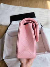 Load image into Gallery viewer, Chanel 22c Rose Sakura Pink Small Classic Flap Caviar Champagne Gold Hardware