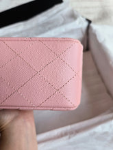 Load image into Gallery viewer, Chanel 22c Rose Sakura Pink Small Classic Flap Caviar Champagne Gold Hardware