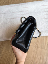Load image into Gallery viewer, Chanel Mini Rectangle Black Caviar Gold Hw