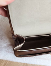 Load image into Gallery viewer, Chanel Chocolate Brown Vintage Straight Flap Bijoux Chain 24k Gold