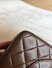 Load image into Gallery viewer, Chanel Chocolate Brown Vintage Straight Flap Bijoux Chain 24k Gold