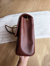 Load image into Gallery viewer, Chanel Chocolate Brown Caviar Small Square Flap 24k Gold