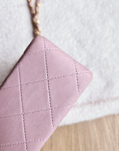 Load image into Gallery viewer, Chanel Lilac Mini Square Vtg 24k Gold