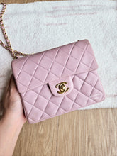 Load image into Gallery viewer, Chanel Lilac Mini Square Vtg 24k Gold