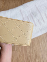 Load image into Gallery viewer, Chanel Small Classic Flap Dark Beige Vintage 24k Gold