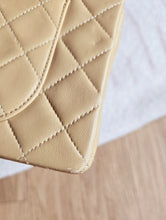 Load image into Gallery viewer, Chanel Small Classic Flap Dark Beige Vintage 24k Gold