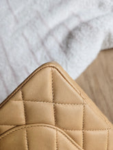 Load image into Gallery viewer, Chanel Dark Beige Small Classic Flap Vtg 24k Gold