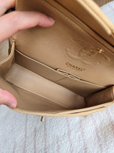 Load image into Gallery viewer, Chanel Dark Beige Small Classic Flap Vtg 24k Gold