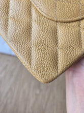 Load image into Gallery viewer, Chanel Dark Beige Classic Medium Flap Caviar 24k Gold