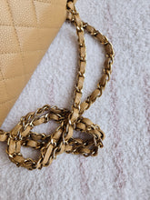 Load image into Gallery viewer, Chanel Dark Beige Classic Medium Flap Caviar 24k Gold