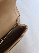 Load image into Gallery viewer, Chanel Mocha Dark Beige Small Classic Flap Vtg 24k Gold