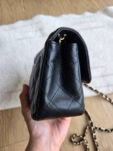 Load image into Gallery viewer, Chanel 17c Mini Rectangle Black Caviar Champagne Gold Hw