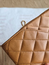 Load image into Gallery viewer, Chanel Caramel Half Moon Small Flap 24k Gold
