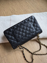 Load image into Gallery viewer, Chanel Classic Medium Flap Black Caviar 24k Gold