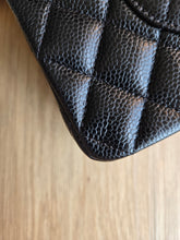Load image into Gallery viewer, Chanel Classic Flap Medium Black Caviar Burgundy Interior Gold Hardware