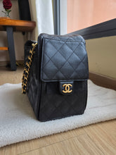 Load image into Gallery viewer, Chanel 25 Small Black Caviar Gold Hw