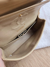 Load image into Gallery viewer, Chanel Small Classic Flap Dark Beige Vtg 24k Gold