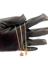 Load image into Gallery viewer, Chanel Mini CC Logo Necklace 24k Gold