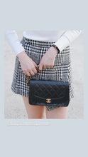 Load image into Gallery viewer, Chanel Diana 25 Caviar Black 24k Gold
