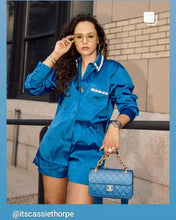 Load image into Gallery viewer, Chanel Sunset by the Sea Blue Ombre Caviar Gold Hw