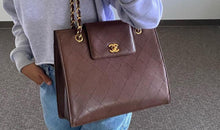 Load image into Gallery viewer, Chanel Supermodel Small Tote Bag Cognac Caramel Caviar Vintage