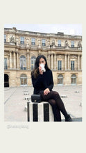 Load image into Gallery viewer, Chanel Mini Square Edge Stitching Black Caviar Gold Hw