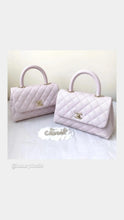 Load image into Gallery viewer, Chanel 20A Lilac Pink Coco Handle Caviar Gold Hardware