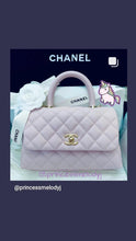 Load image into Gallery viewer, Chanel 20A Lilac Pink Coco Handle Caviar Gold Hardware