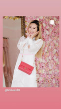 Load image into Gallery viewer, Chanel 17c Pink Watermelon Caviar Mini Rectangle Gold Hardware