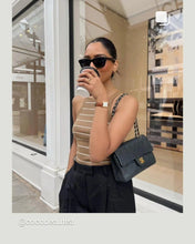 Load image into Gallery viewer, Chanel Vintage Small Classic Flap Black Lambskin 24k Gold