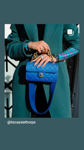 Load image into Gallery viewer, Chanel Sunset by the Sea Blue Ombre Caviar Gold Hw