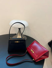 Load image into Gallery viewer, Hermes Mini Kelly 20 Vintage Box Leather Black Gold Hw