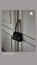 Load image into Gallery viewer, Hermes Mini Kelly 20 Vintage Box Leather Black Gold Hw