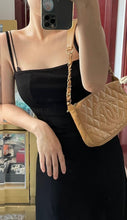 Load image into Gallery viewer, Chanel Pochette Jennie Shoulder Bag Dark Beige Caviar 24k Gold